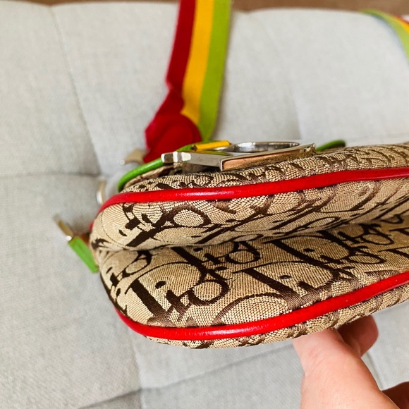 Christian Dior Rasta Trotter Double Saddle Bag - Picture 6 of 16